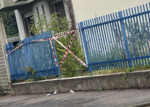 Il luogo dell'incidente (foto tratta dal gruppo Facebook Bacheca Civica di Samarate)