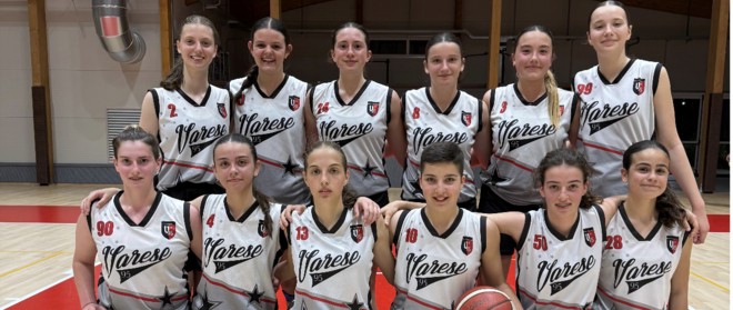 L'under 15 della Pallacanestro Femminile Varese '95