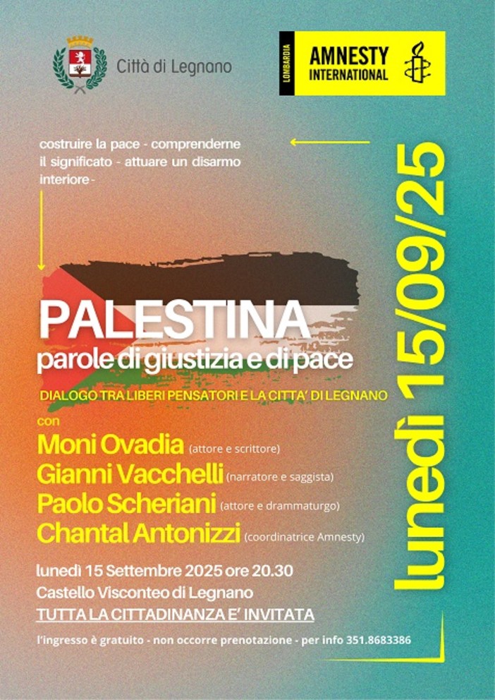 Moni Ovadia parla di pace, giustizia e Palestina al Castello