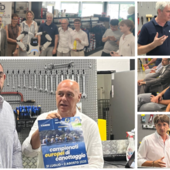 Gli Europei di canottaggio di Varese (29 luglio-2 agosto) esempio di sostenibilità nella presentazione a Td Group, azienda leader nel campo delle pulizie. In grande il direttore generale del comitato grandi eventi Pierpaolo Frattini con l'addetto stampa Michele Marocco e la locandina dell'evento. A destra dall'alto il sindaco Galimberti, il vicesindaco Perusin, l'assessore San Martino, il consigliere regionale Monti e qui sopra, l'imprenditore padrone di casa Diego Trogher Gli Europei di canottaggio di Varese (29 luglio-2 agosto) esempio di sostenibilità nella presentazione a Td Group, azienda leader nel campo delle pulizie. In grande il direttore generale del comitato grandi eventi Pierpaolo Frattini con l'addetto stampa Michele Marocco e la locandina dell'evento. A destra dall'alto il sindaco Galimberti, il vicesindaco Perusin, l'assessore San Martino, il consigliere regionale Monti e qui sopra, l'imprenditore padrone di casa Diego Trogher