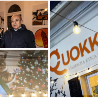 L'inaugurazione di QuokkaLab e il brindisi tra Max Laudadio e il prefetto di Varese Salvatore Pasquariello