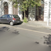 Il punto di via Miramare a Trieste dove è avvenuto l'incidente costato la vita al varesino (foto Google Maps)