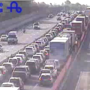Le code di questa mattina viste dalla webcam di Autostrade per l'Italia