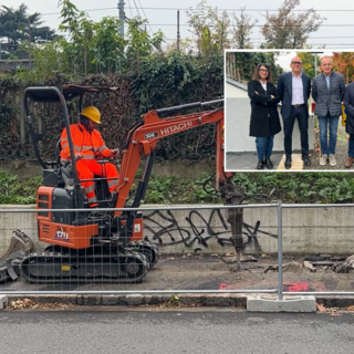 Nel riquadro, Annalisa Berni, responsabile ciclo idrico integrato Alfa, Luca Lolaico, direttore generale Alfa, Emanuele Antonelli, sindaco Busto Arsizio, Fabio Bandera, direttore tecnico Alfa Nel riquadro, Annalisa Berni, responsabile ciclo idrico integrato Alfa, Luca Lolaico, direttore generale Alfa, Emanuele Antonelli, sindaco Busto Arsizio, Fabio Bandera, direttore tecnico Alfa