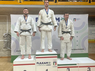 Christian Sagunti, medaglia d’oro nei -100 kg cinture nere