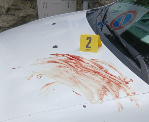 Il sangue rinvenuto sul cofano di una delle tre auto al Sacro Monte