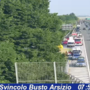 I soccorritori sul luogo dell'incidente (foto webcam Autostrade per l'Italia)