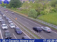 Le code in Autolaghi dopo l'incidente (foto webcam Autostrade per l'Italia)