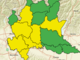 L'allerta gialla per temporali forti della protezione civile in vigore dalle 15 di oggi per ora riguarda il sud della nostra provincia L'allerta gialla per temporali forti della protezione civile in vigore dalle 15 di oggi per ora riguarda il sud della nostra provincia