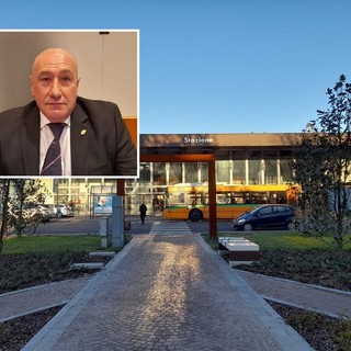 Il Pd ipotizza che il Comando della Polizia Locale si trasferisca in un immobile non lontano dalla stazione ferroviario, Germano Dall Igna, assessore alla Sicurezza, nel riquadro, replica