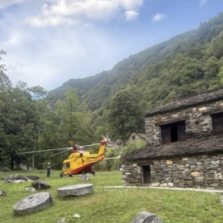 Ragazza cade nei boschi Curiglia, trasportata in ospedale in elisoccorso