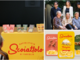 Nuovo logo e rebranding per lo Scoiattolo: a sinistra Alice Galli, responsabile comunicazione e marketing dell'azienda della nostra provincia, alla presentazione milanese di oggi a Robilant; sopra a destra foto di famiglia e le quattro nuove linee che racchiudono i prodotti del raviolificio di Lonate Ceppino