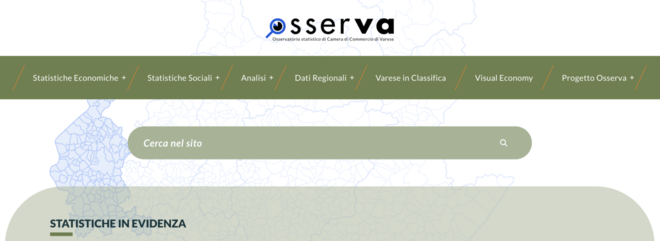 La schermata iniziale del sito osserva-varese.it La schermata iniziale del sito osserva-varese.it