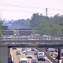 La coda dopo l'incidente vista dalla webcam di Autostrade per l'Italia La coda dopo l'incidente vista dalla webcam di Autostrade per l'Italia