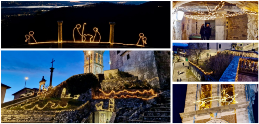 Luci delle feste al Sacro Monte (Foto Comune di Varese) Luci delle feste al Sacro Monte (Foto Comune di Varese)