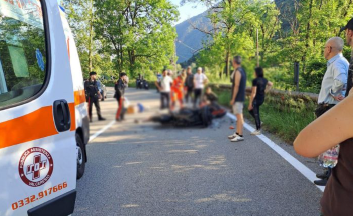 La foto pubblicata da Luinonotizie.it dell'incidente di sabato in Valganna La foto pubblicata da Luinonotizie.it dell'incidente di sabato in Valganna
