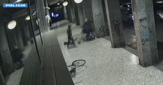 Le immagini della tentata rapina alla stazione di Gallarate