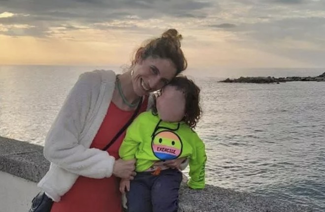 Silvana Visconti con la piccola Summer