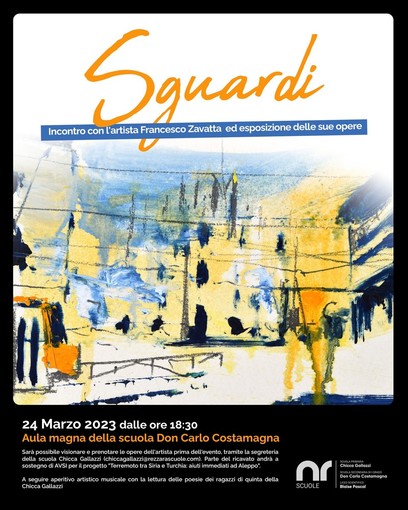 “Sguardi”: laboratorio di arte e inglese e incontro con Francesco Zavatta