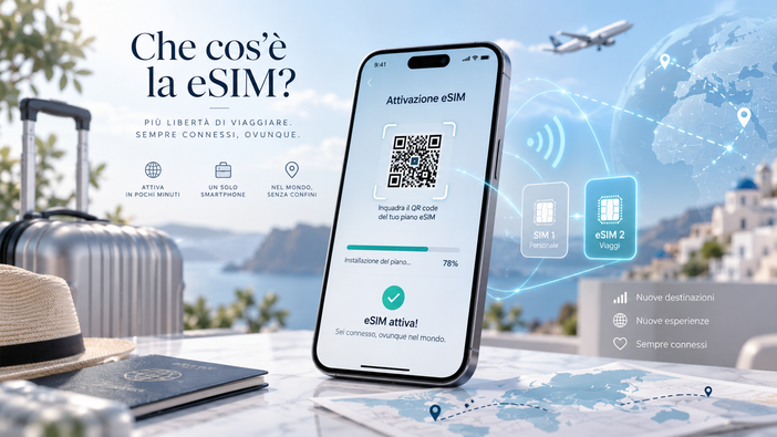 Che cos'è la eSIM e come funziona: la guida completa alla SIM digitale