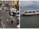 A sinistra: i danni del vento al mercato di Luino (foto da LuinoNotizie.it). A destra: i vigili del fuoco al lavoro per il natante incagliato sempre a Luino A sinistra: i danni del vento al mercato di Luino (foto da LuinoNotizie.it). A destra: i vigili del fuoco al lavoro per il natante incagliato sempre a Luino