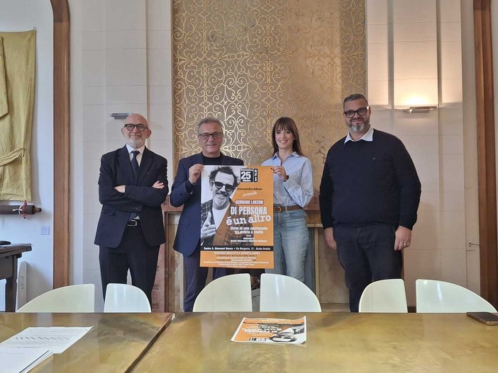Da sinistra, Giorgio Albè, Alessandro Albani, Alice Mometti, Alfonso Cassarino