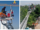 Sviene sul tetto nell'area ex Expo: operaio salvato dai vigili del fuoco