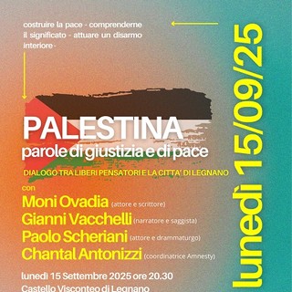Moni Ovadia parla di pace, giustizia e Palestina al Castello