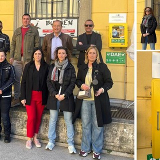 Tradate, un defibrillatore in Piazza Mazzini: il dono dell’associazione “Eleonora Cocchia - Vivere a Colori”