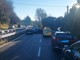 Le immagini dell'incidente sulla superstrada 629 a Travedona Monate
