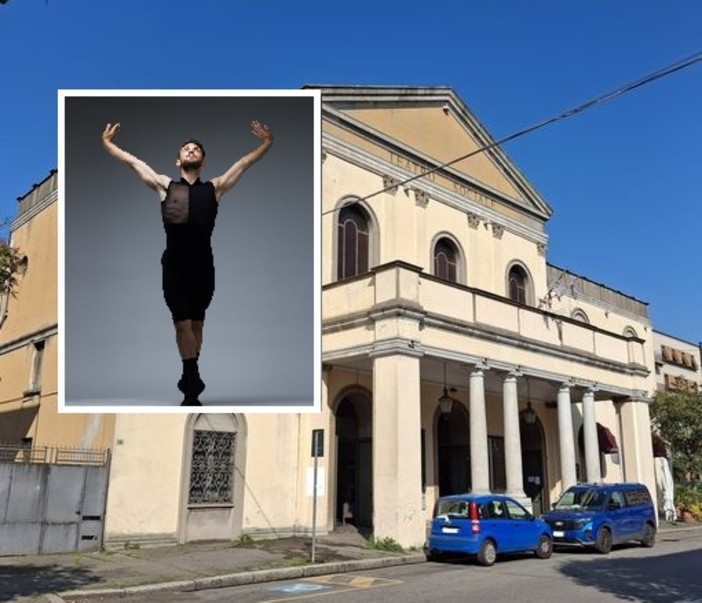 Al Teatro Sociale, il primo Gala della Danza Internazionale ideato e organizzato dal ballerino Marco Palamone (nel riquadro)