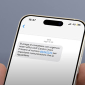 L'sms inviato dai truffatori