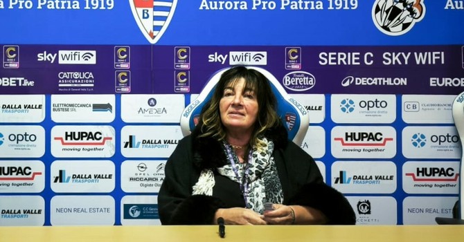Pro Patria, lo sfogo di Patrizia Testa: «Finnat ha esercitato la prelazione, ho qualche giorno per valutare. Me ne vado delusa da Busto, le colpe della retrocessione non sono mie» Pro Patria, lo sfogo di Patrizia Testa: «Finnat ha esercitato la prelazione, ho qualche giorno per valutare. Me ne vado delusa da Busto, le colpe della retrocessione non sono mie»