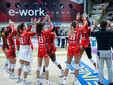 Uyba-Bergamo 3-2. La festa delle farfalle (foto Lega Pallavolo Serie A Femminile) Uyba-Bergamo 3-2. La festa delle farfalle (foto Lega Pallavolo Serie A Femminile)