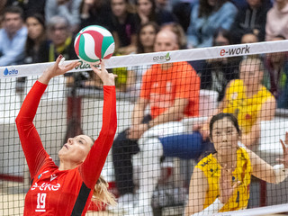 Uyba da spettacolo contro Conegliano (foto Galbiati)