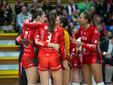 Uyba-Bergamo 3-2. La festa delle farfalle (foto Lega Pallavolo Serie A Femminile) Uyba-Bergamo 3-2. La festa delle farfalle (foto Lega Pallavolo Serie A Femminile)