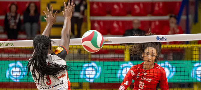 Melanie Parra, molto positiva nella vittoria su Cuneo Melanie Parra, molto positiva nella vittoria su Cuneo