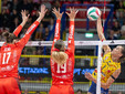 Uyba da spettacolo contro Conegliano (foto Galbiati)