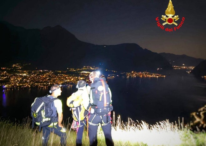 Le operazioni di ricerca del turista tedesco