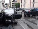 Incidente all'incrocio tra le vie Gallazzi e Monterosa