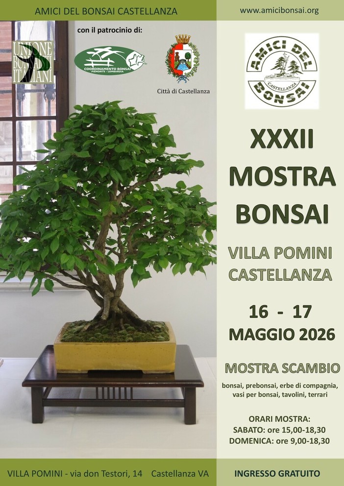 Il Giappone in miniatura torna a Villa Pomini Il Giappone in miniatura torna a Villa Pomini