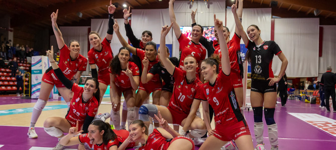 Primo sorriso per la Futura nella Pool promozione di A2 - credit Futura Volley/Andrea Mondini