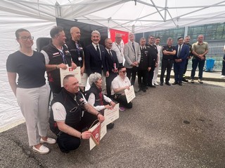 Le immagini della cerimonia all'ospedale di Circolo di Varese