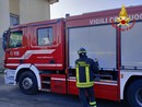 I vigili del fuoco in azione in via Cavour a Varese