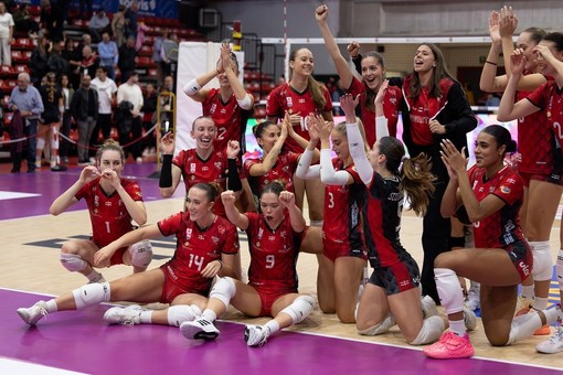 Vittoria in rimonta per la Erreci Busto Arsizio (credit foto Andrea Mondini)