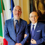 Il nuovo viceprefetto vicario di Varese Michele Giacomino con il Prefetto Salvatore Pasquariello