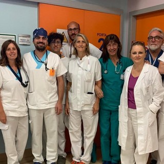 Il team del pronto soccorso dell'ospedale di Varese