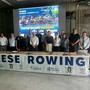 Le istituzioni questa mattina nella sede della Canottieri Varese per l'ultima conferenza stampa di presentazione degli Europei di canottaggio di Varese