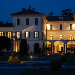 Villa Panza a Varese. Sotto, Villa Della Porta Bozzolo
