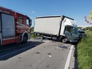 I mezzi coinvolti nell'incidente